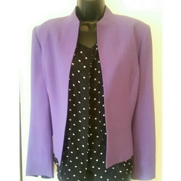 purple dress jacket ladies